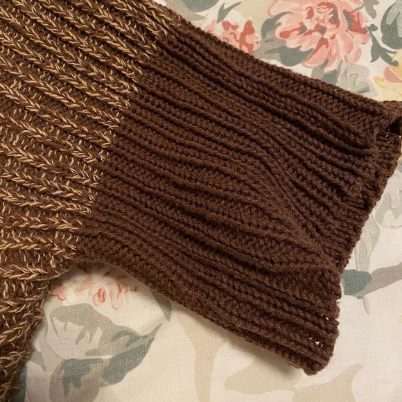 Wooden Ships Cotton Blend Knit Sweater Dolman Sleeves sz S/M Neutral Boho Beach - Picture 7 of 13